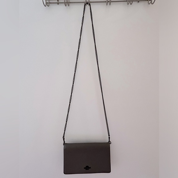 COACH Gray Leather Crossbody - Picture 7 of 12